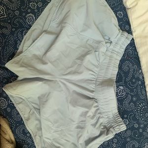 Light blue lululemon shorts